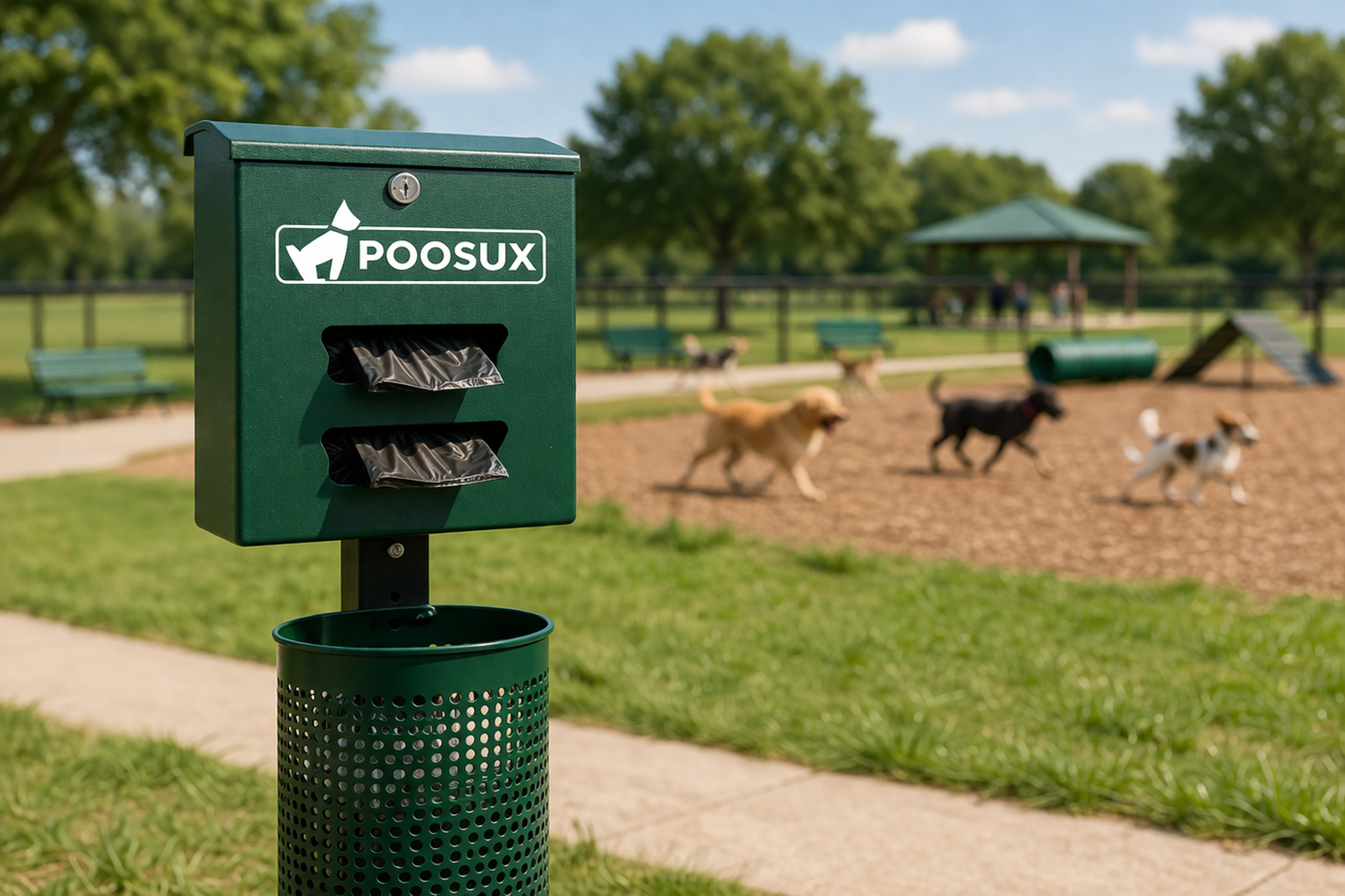 Commercial Dog Waste Station