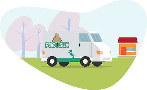 Poo Sux Service Van
